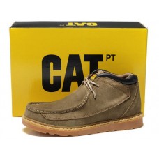 Демисезонные ботинки CAT без меха haki